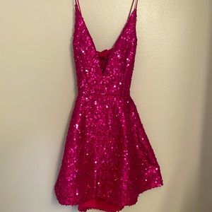 Sequin Fit and Flare Dress from Lucy in the Sky